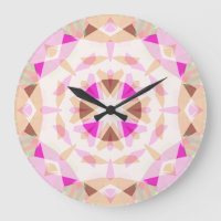 Bright Pink Autumn Brown Star Dopamine Decor Art