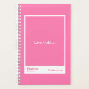 Bright Pink Block Quote   Fully Customizable Planner