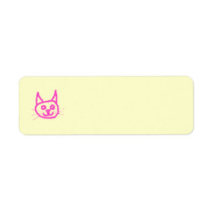 Bright Pink Cat
