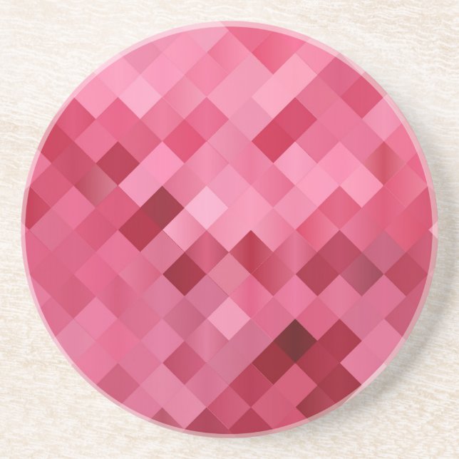 Bright pink coaster (Front)