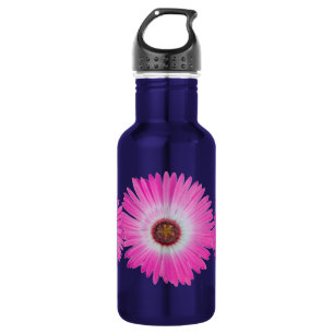 Bright Pink Gerber Daisy Flower in full bloom 532 Ml Water Bottle