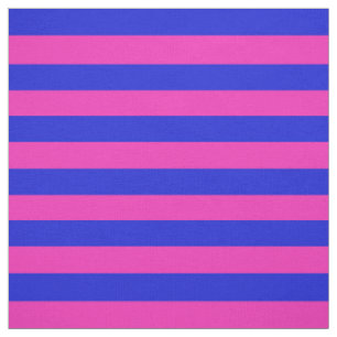 Bright pink, Island green stipe, stripes Fabric