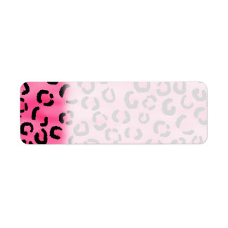 Bright Pink Leopard Print Pattern.