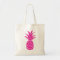 Bright Pink Pineapple Tote