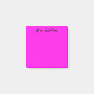 Bright Pink Post-it Notes