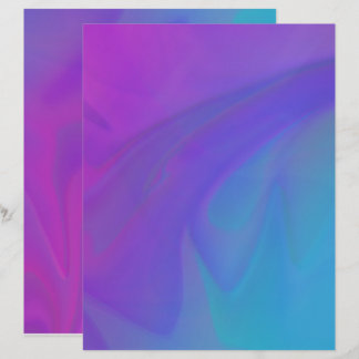 Bright Pink, Purple and Blue Abstract Design Paper