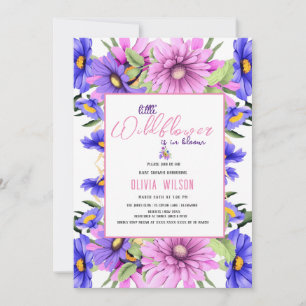 Bright pink purple wildflower is on its way #9 invitation