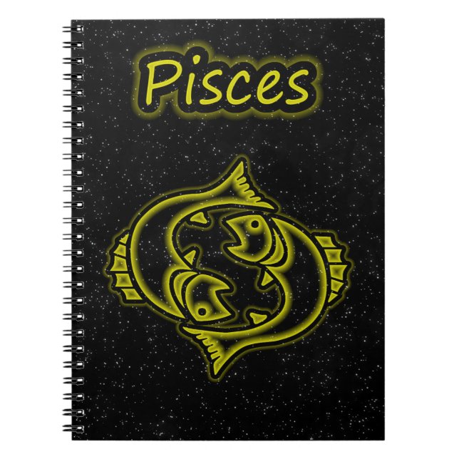 Bright Pisces Notebook (Front)