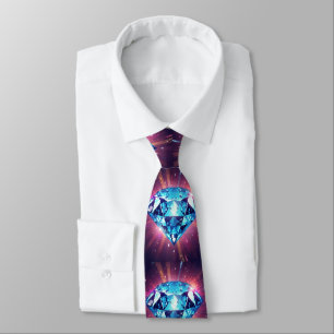 Bright Pixelated Diamond  Tie