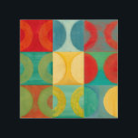 Bright Pop Art with Circles and Squares<br><div class="desc">Fluorescent is not just for lights anymore as proven by this wonderfully bright pop art piece. This print is a mash of square grids with coloured circles inside. If you love abstract art you'll love this print!</div>
