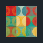 Bright Pop Art with Circles and Squares<br><div class="desc">Fluorescent is not just for lights anymore as proven by this wonderfully bright pop art piece. This print is a mash of square grids with coloured circles inside. If you love abstract art you'll love this print!</div>
