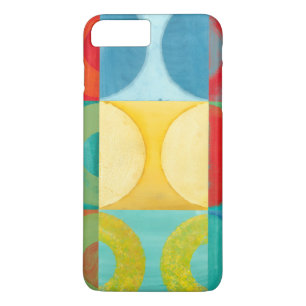 Bright Pop Art with Circles and Squares iPhone 8 Plus/7 Plus Case