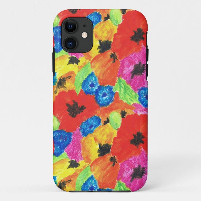 Bright Poppies and Cornflowers iPhone 5 Case (Back)