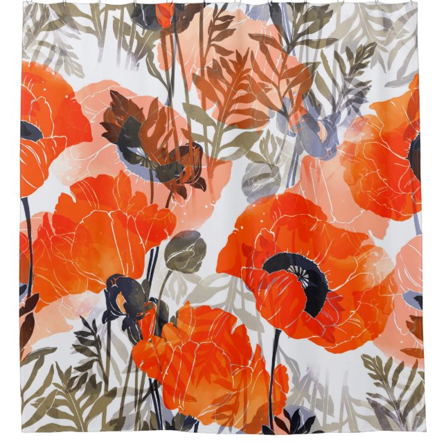 Bright Poppies Imprints: Seamless Art (Front)