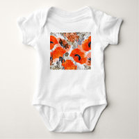 Bright Poppies Imprints: Seamless Art