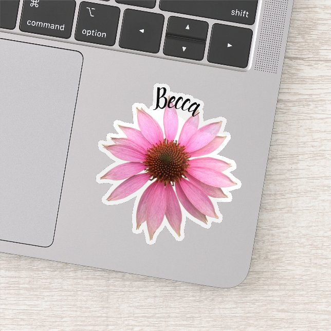Bright Purple Coneflower Personalized (Detail)