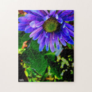 Bright Purple Flower Jigsaw Puzzle