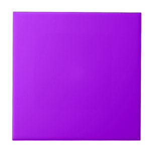 Bright Purple Fuchsia Neon Purple Colour Only Tile