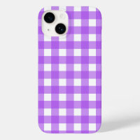 Bright purple gingham