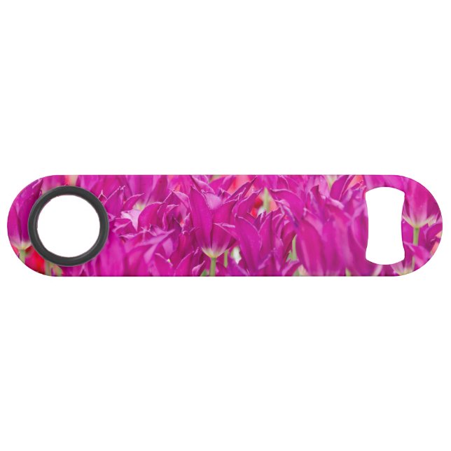 Bright Purple Pink Posies Bar Key (Front (Horizontal))