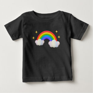 Bright Rainbow Cartoon Baby T-Shirt