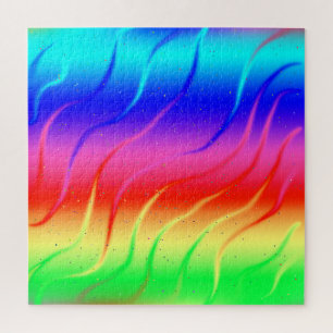 Bright Rainbow Colours Jigsaw Puzzle