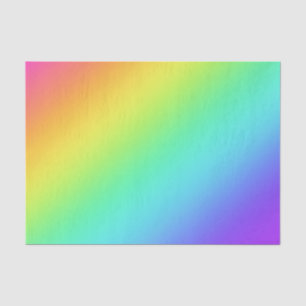 Bright Rainbow Gradient Tissue Paper