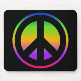 Bright Rainbow Mouse Pad