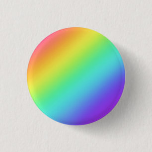 Bright Rainbow Pin-on Button