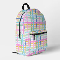Bright Rainbow Plaid - Maximalist Gingham Girly
