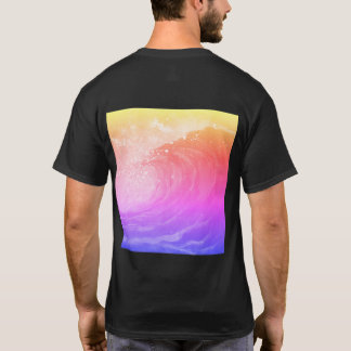 bright rainbow poster depicting a faint wave T-Shirt