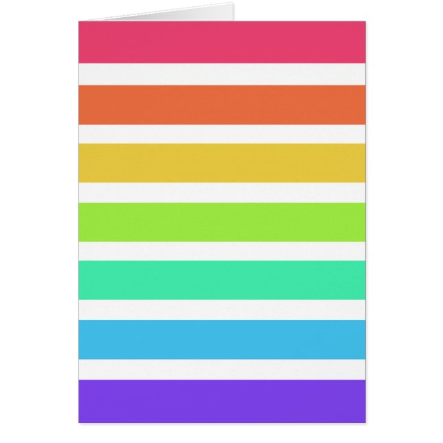 Bright rainbow stripes (Front)