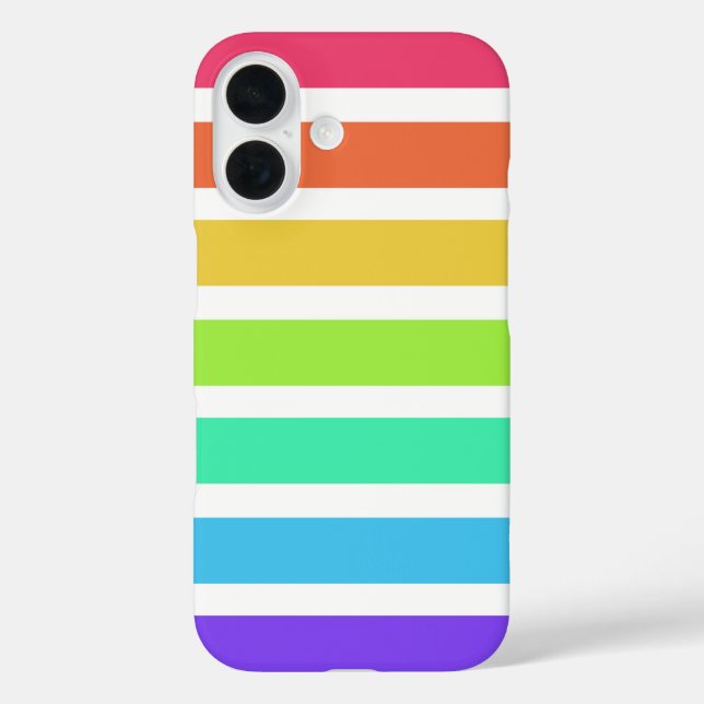 Bright rainbow stripes Case-Mate iPhone case (Back)