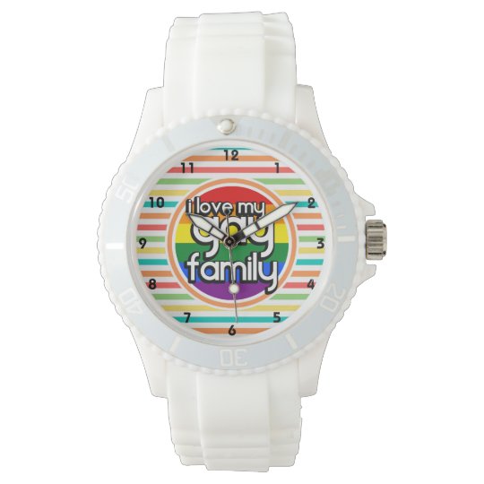 Bright Rainbow Stripes, Gay Family Watch