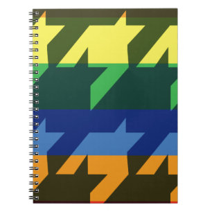 Bright Rainbow Stripes Notebook