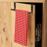 Bright Red and White Polka Dot Pattern   Kitchen Towel<br><div class="desc">Bright Red and White Polka Dot Pattern Kitchen Towel</div>
