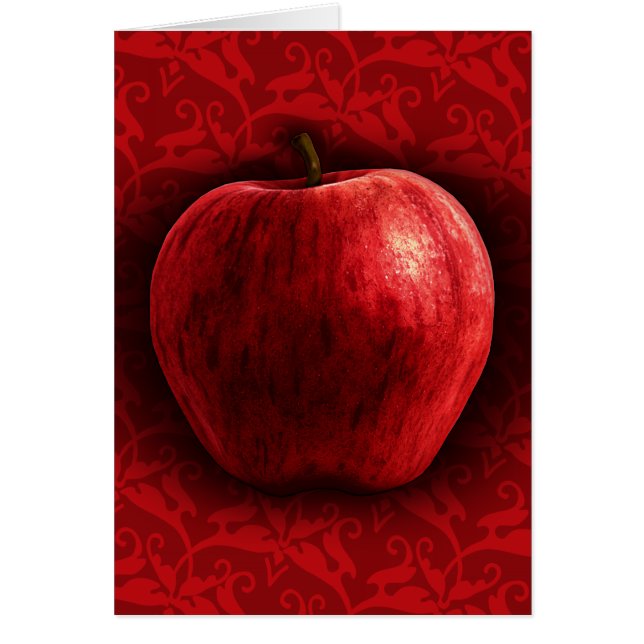 Bright Red Apple (Front)