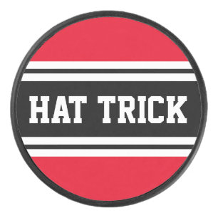 Bright Red Black White Racing Stripes "CASQUETTE T