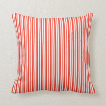 Bright Red Farmhouse Stripes Modern Pattern 03