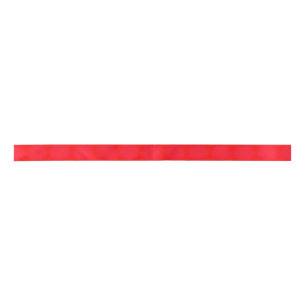 bright red solid colour satin ribbon
