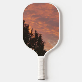Bright Red Sunset Photo Pickleball Paddles