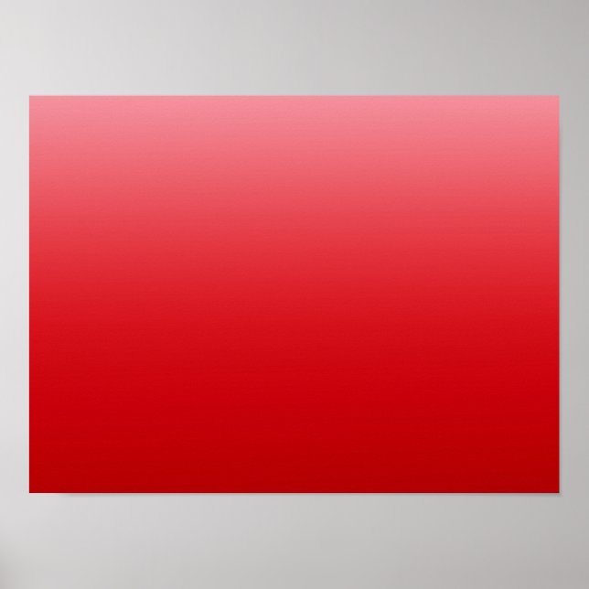 Bright Red Wallpaper Background Poster (Front)