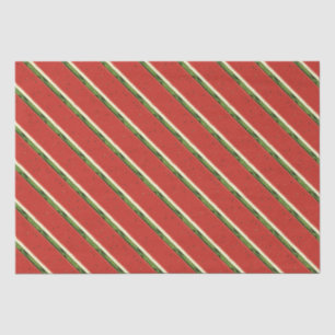 Bright Red Watercolor Watermelon Tissue Paper