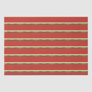 Bright Red Watercolor Watermelon Tissue Paper