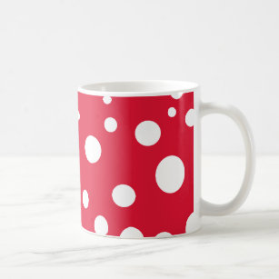 Red White Polka Dots Coffee & Travel Mugs | Zazzle CA Red White Polka Dots Coffee & Travel Mugs | Zazzle CA