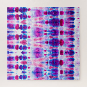 Bright Red Yellow Abstract Art Jigsaw Puzzle