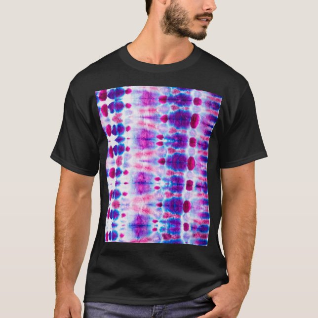 Bright Red Yellow Abstract Art T-Shirt (Front)