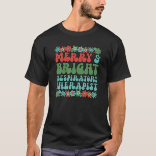Bright Respiratory Therapist Christmas RT Xmas Par T-Shirt