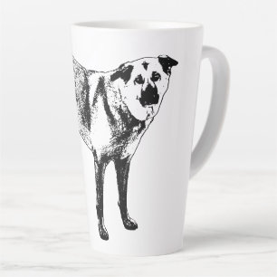 bright ridge calm, tibetan mix latte mug