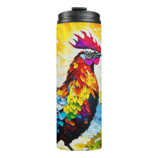 Bright Rooster Thermal Tumbler (Front)